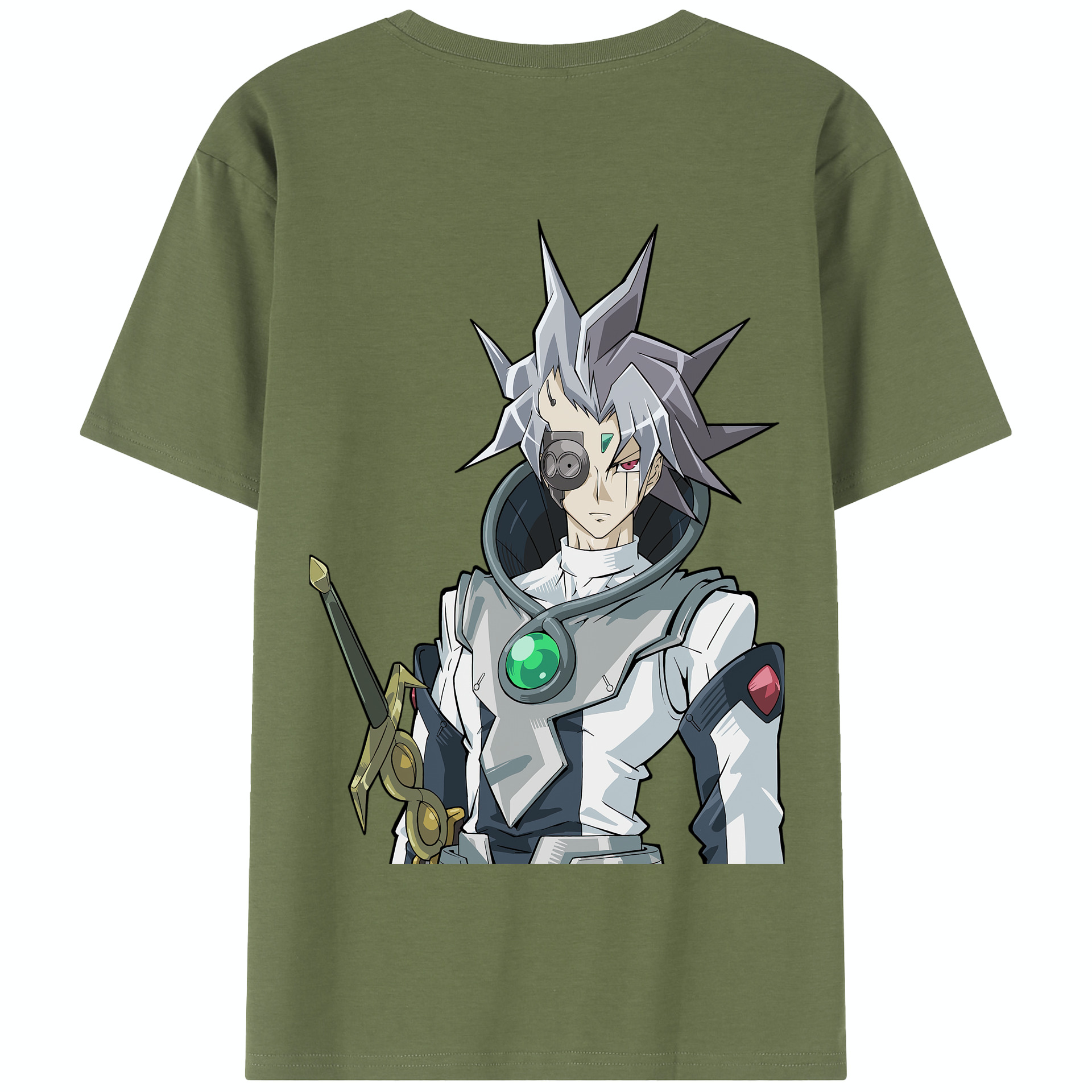 （画像用） 遊☆戯☆王 Yu-Gi-Oh! 綿100％半袖Tシャツ（背面プリント）